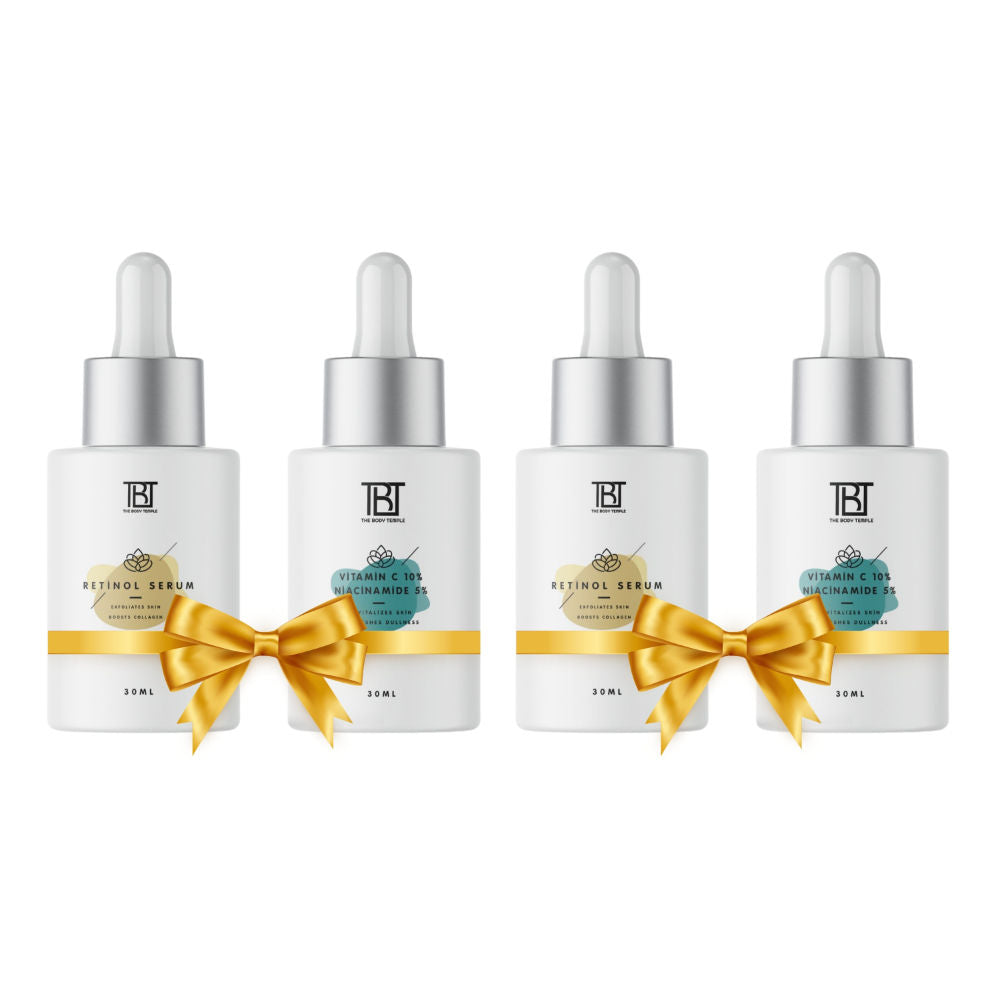 Retinol 0.3% & Vitamin C 10% + Niacinamide 5% (30ML Each - Pack of 1)