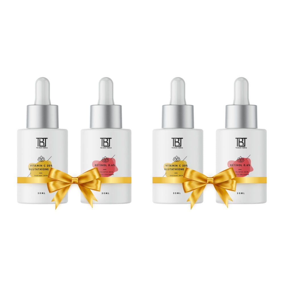 Vitamin C 20% + L-Glutathione 5% & Retinol 0.6% (30Ml Each - Pack Of 1) - 120ml