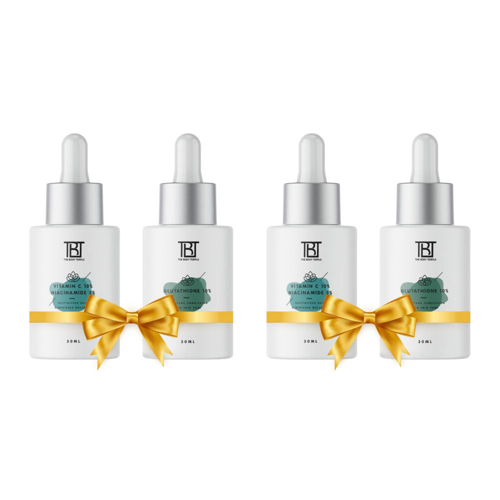 Vitamin C 10% & Niacinamide 5% + Glutathione 10% (30Ml Each - Pack Of 1)