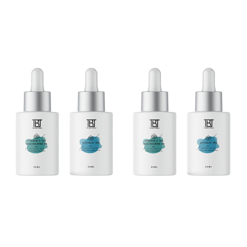 Vitamin C 10% & Niacinamide 5% + Glycolic Acid 10% (30Ml Each - Pack Of 1)