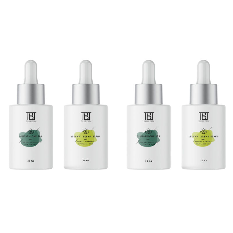 Glutathione 10% & AHA 25% + BHA 2% + PHA 5% (30Ml Each - Pack Of 1)