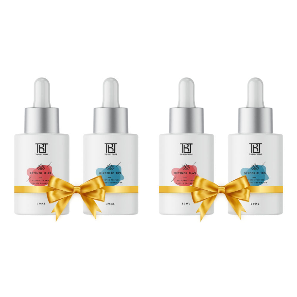 Retinol 0.6% & Glycolic Acid 10% (30Ml Each - Pack Of 1) - 120ml