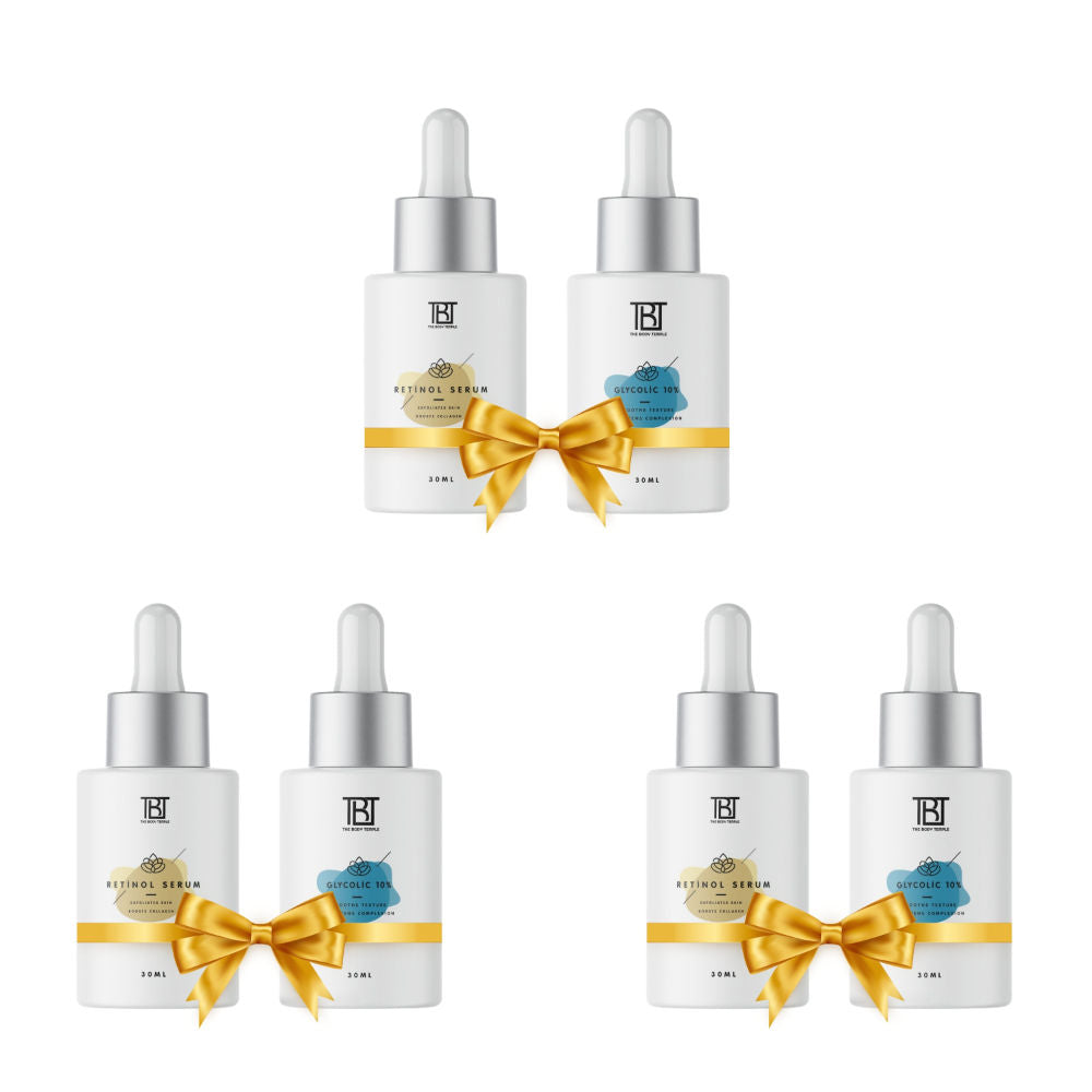 Retinol 0.3% & Glycolic Acid 10% (30Ml Each - Pack Of 1) - 180ml