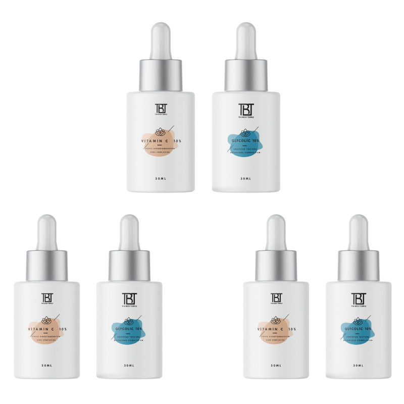 Vitamin C 10% & Glycolic Acid 10% (30Ml Each - Pack Of 1)