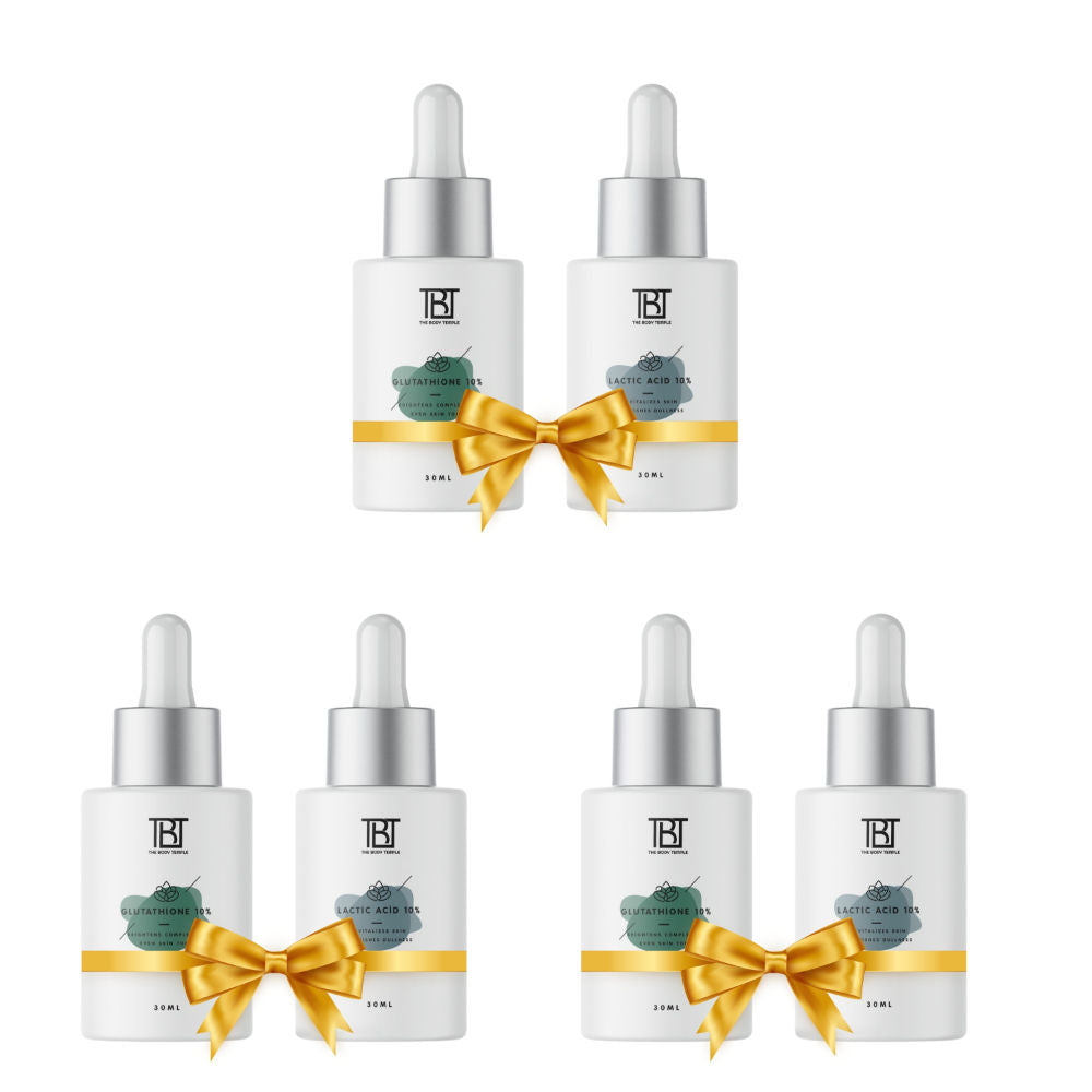 Glutathione 10% & Lactic Acid 10% (30Ml Each - Pack Of 1) - 180ml