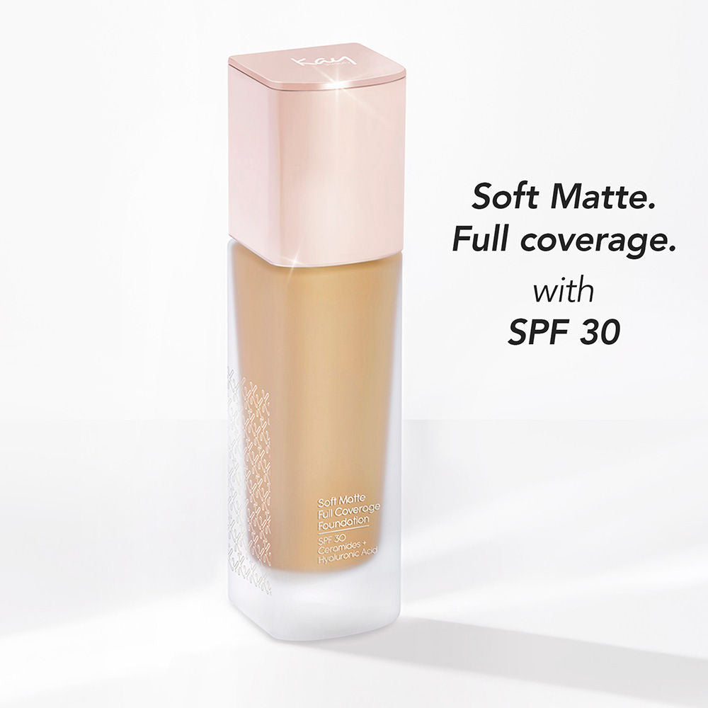 Soft Matte Full Coverage Foundation with SPF 30 - 125Y Medium