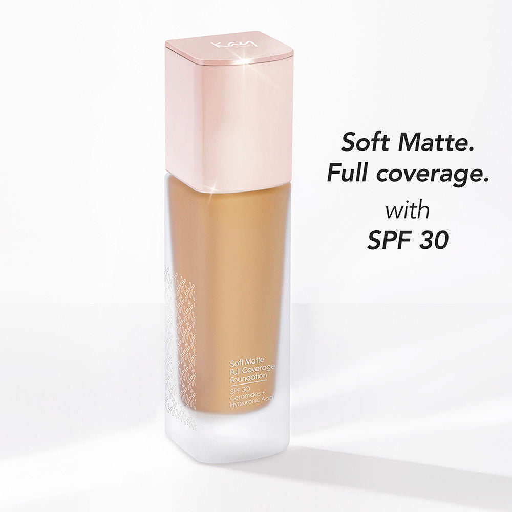 Soft Matte Full Coverage Foundation with SPF 30 - 145N Medium