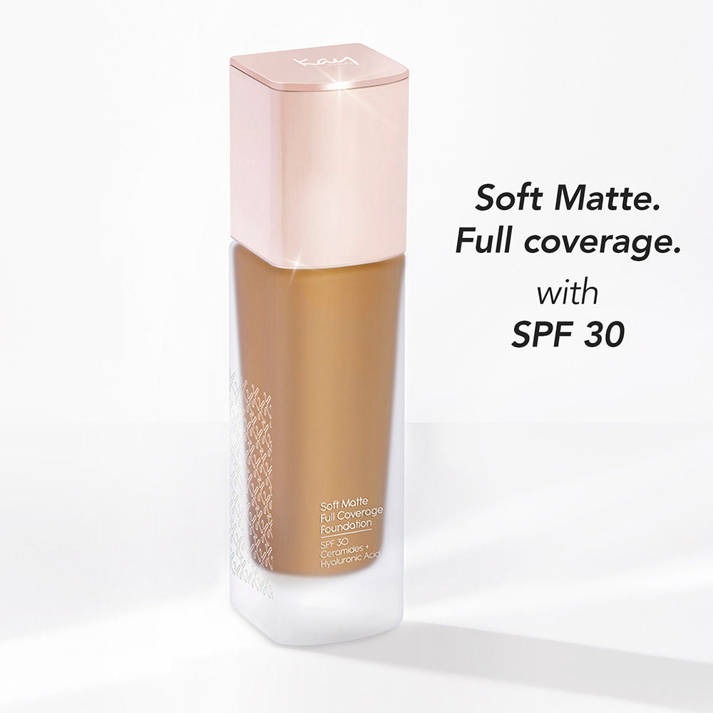 Soft Matte Full Coverage Foundation with SPF 30 - 190Y Deep