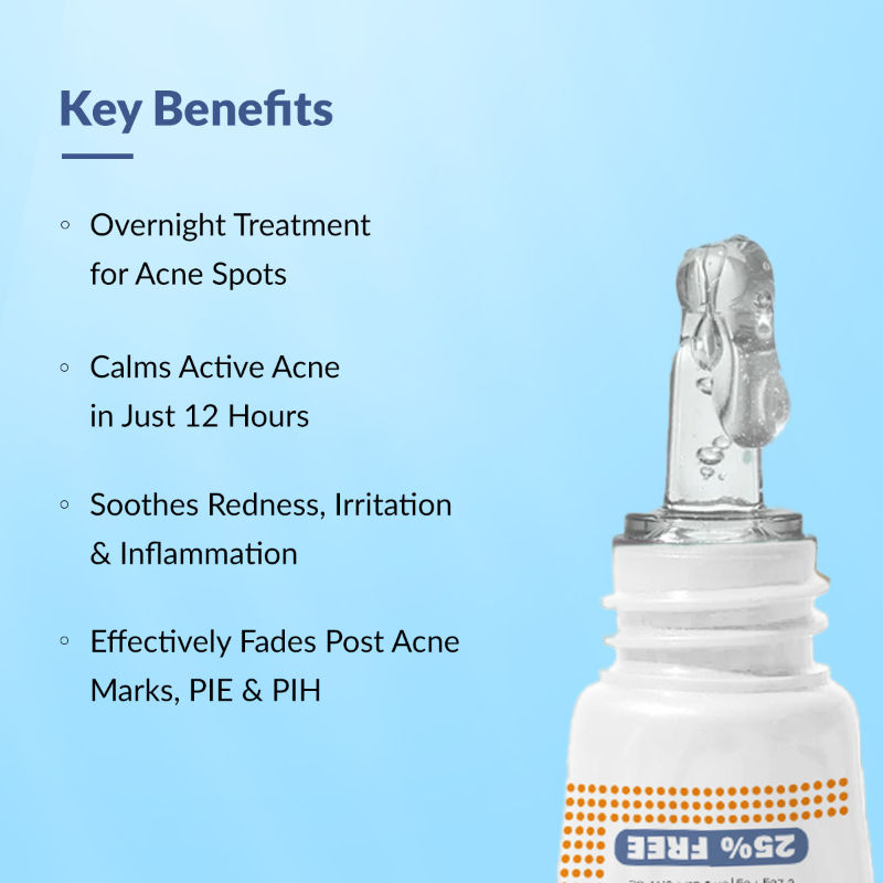 Salyzap 2% Salicylic Acid Acne Spot Corrector Gel with 2% Niacinamide Pimple Remover