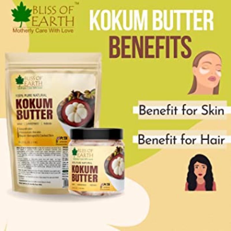 100% Pure Natural Kokum Butter Jar - Raw & Unrefined
