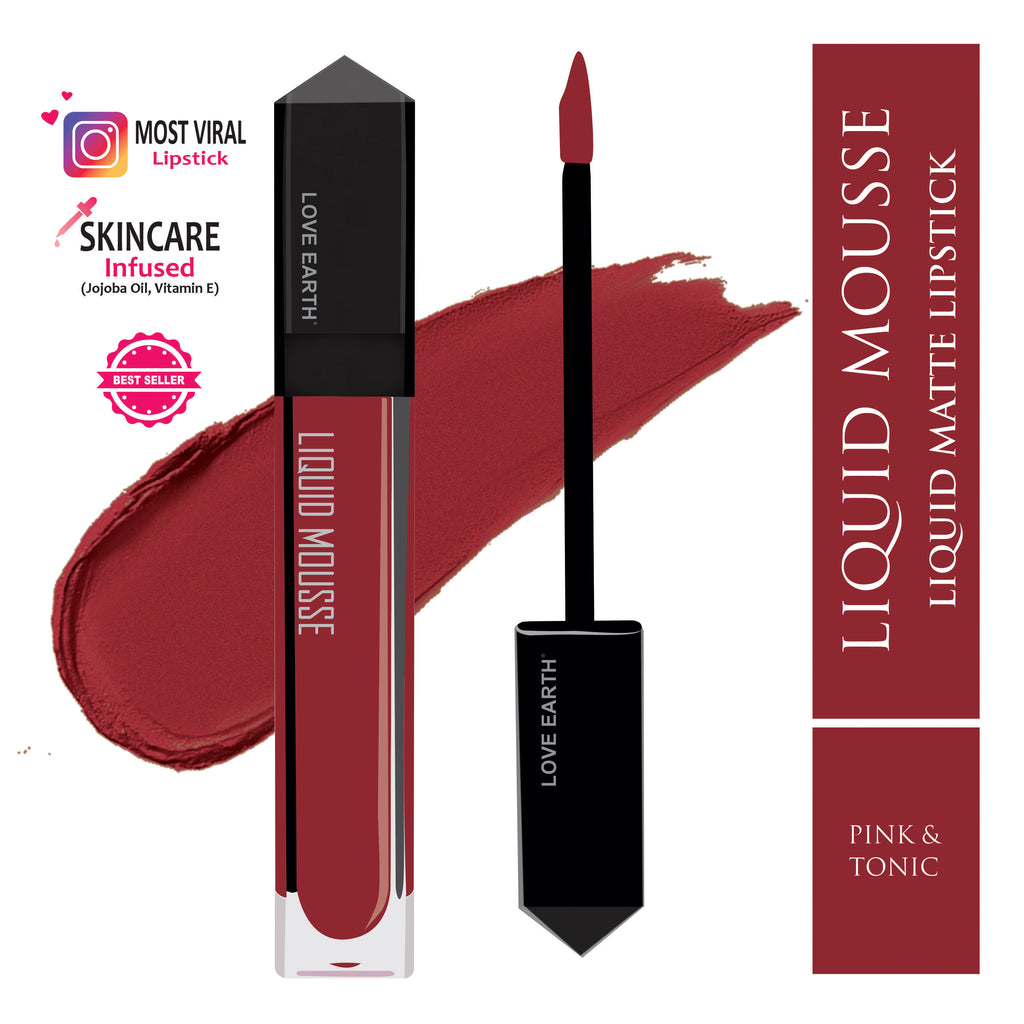 Liquid Mousse Lipstick - Pink & Tonic