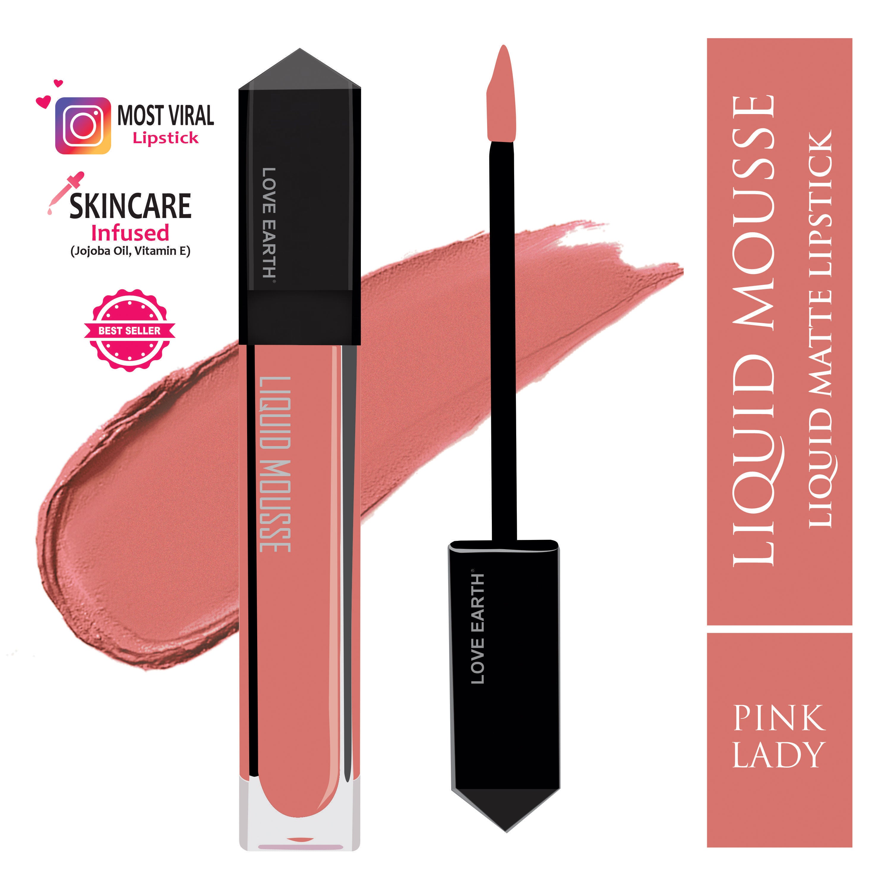 Liquid Mousse Lipstick - Pink Lady