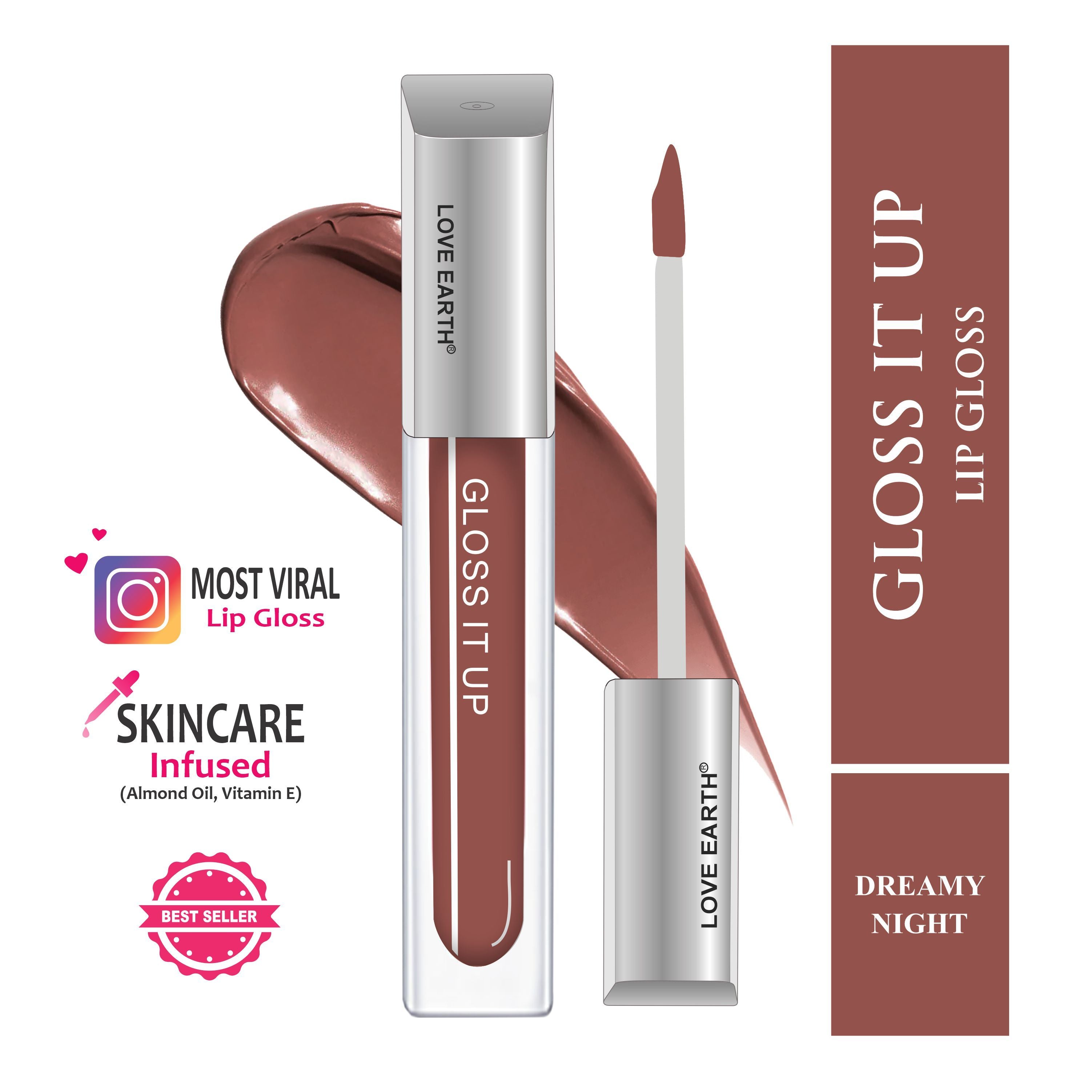 Lip Gloss High Shine And Glossy Finish - Dreamy Night
