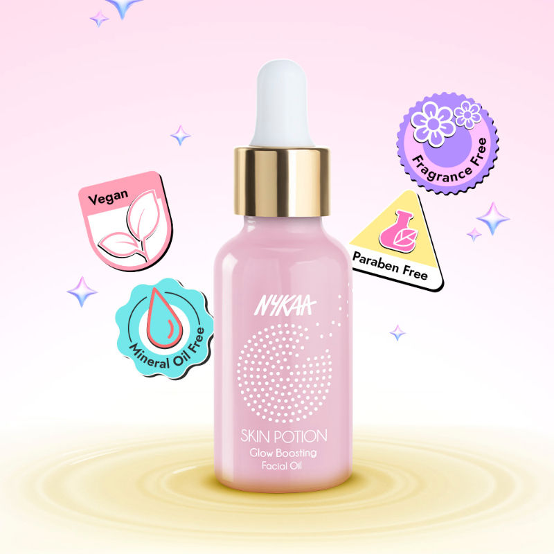 Nykaa Naturals Glow Boosting Serum Oil with Natural Vitamin C and Vitamin E