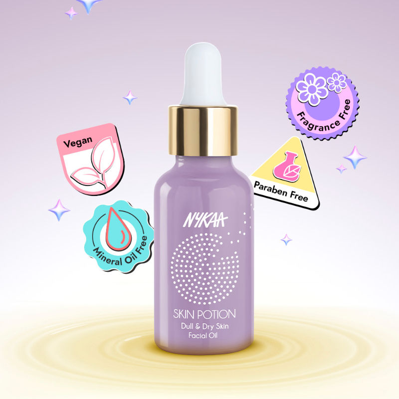 Nykaa Naturals Skin Potion Dull & Dry Skin Facial Oil