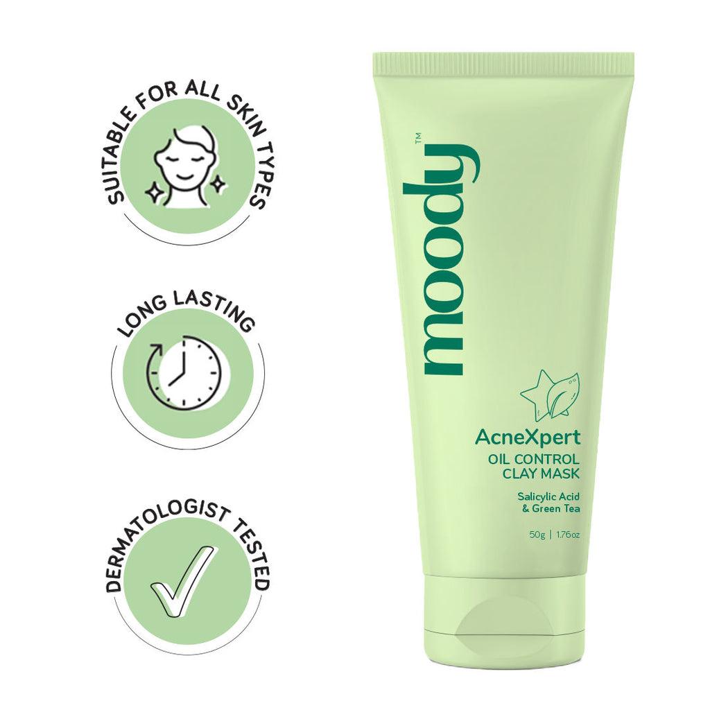Acnexpert Oil Control Clay Mask With Salicylic Acid & Green Tea