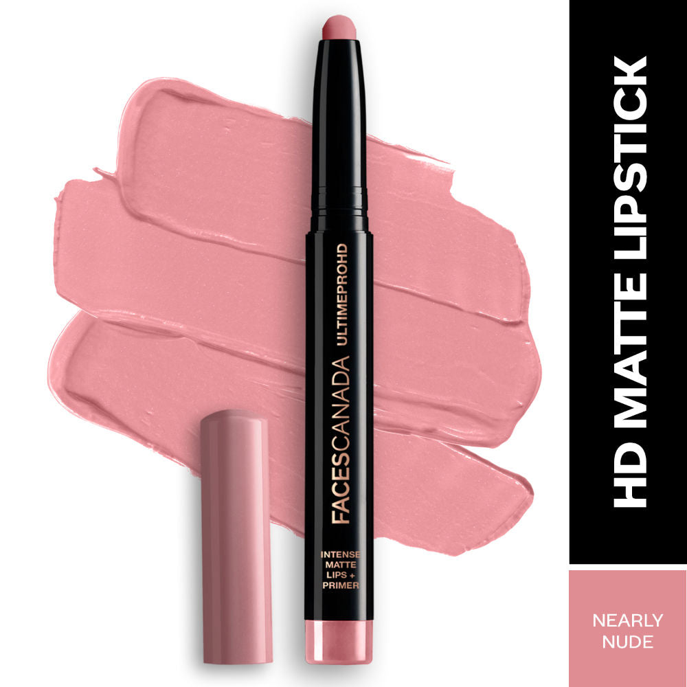 Ultime Pro HD Intense Matte Lips + Primer - Nearly Nude08