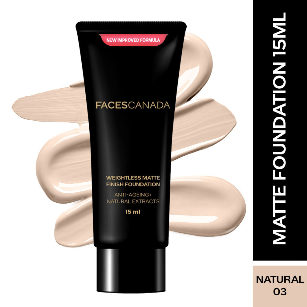 Mini Weightless Matte Finish Foundation - Natural 03