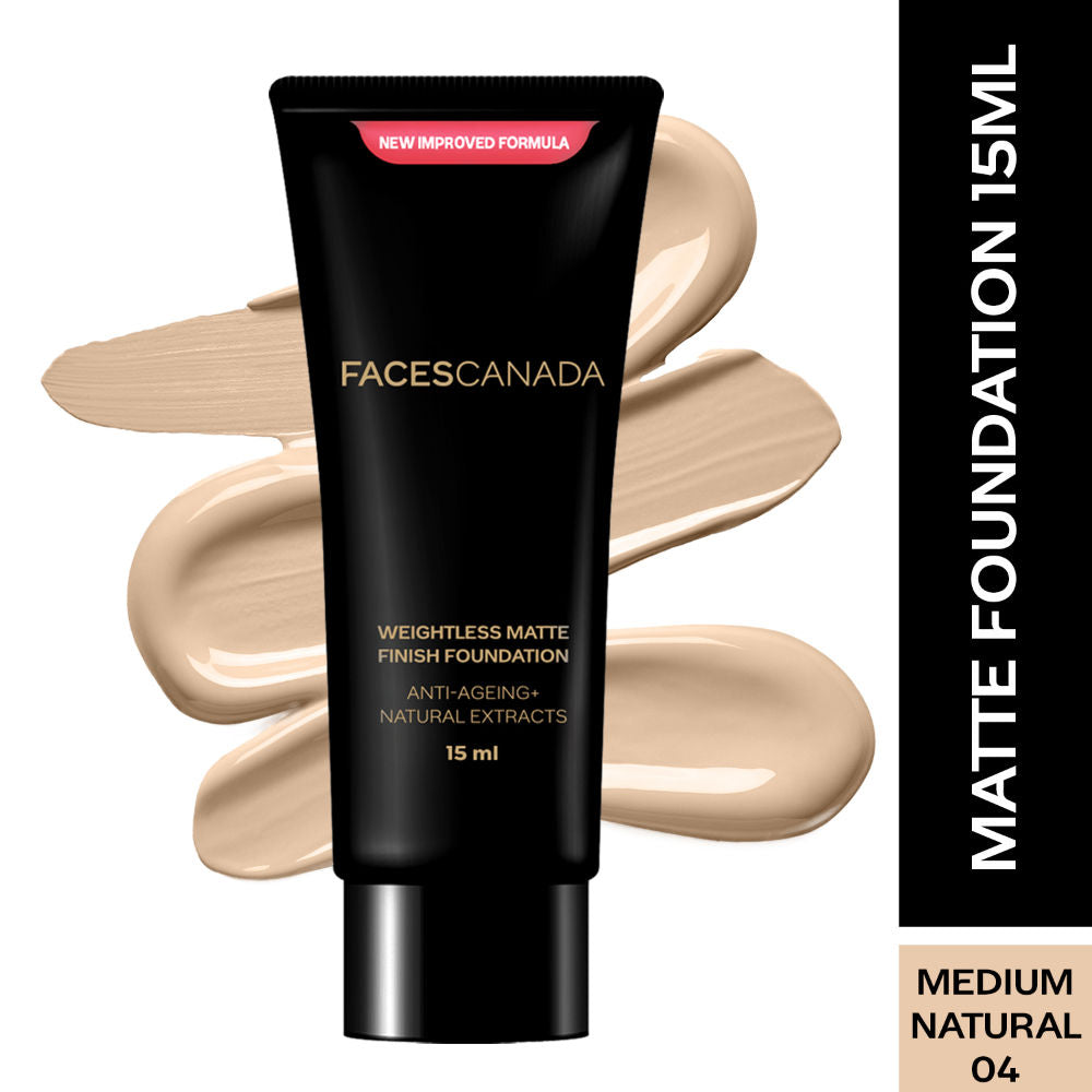 Mini Weightless Matte Finish Foundation - Medium Natural 04