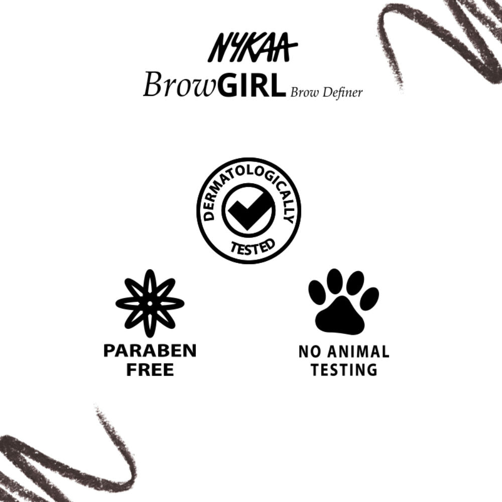 Nykaa Browgirl Eyebrow Definer Pencil - Bewitched Chestnut