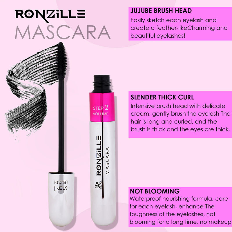 Waterproof And Smudgeproof Two In One Mascara