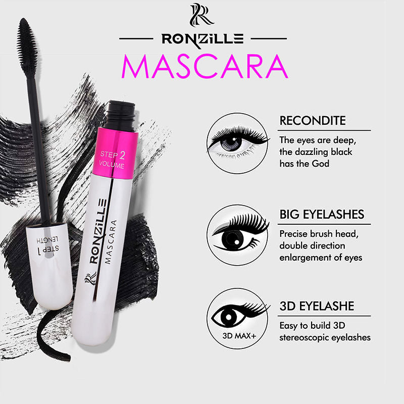 Waterproof And Smudgeproof Two In One Mascara