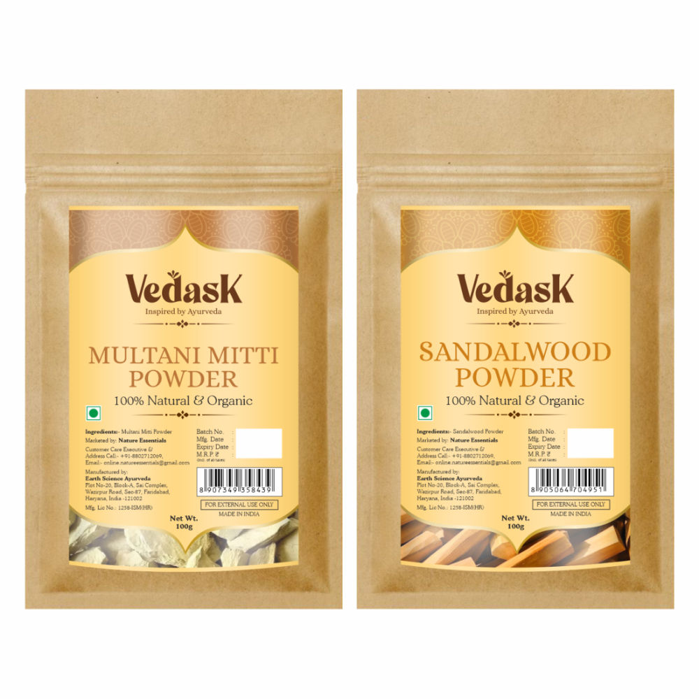 Organic Multani Mitti And Sandal Wood Powder