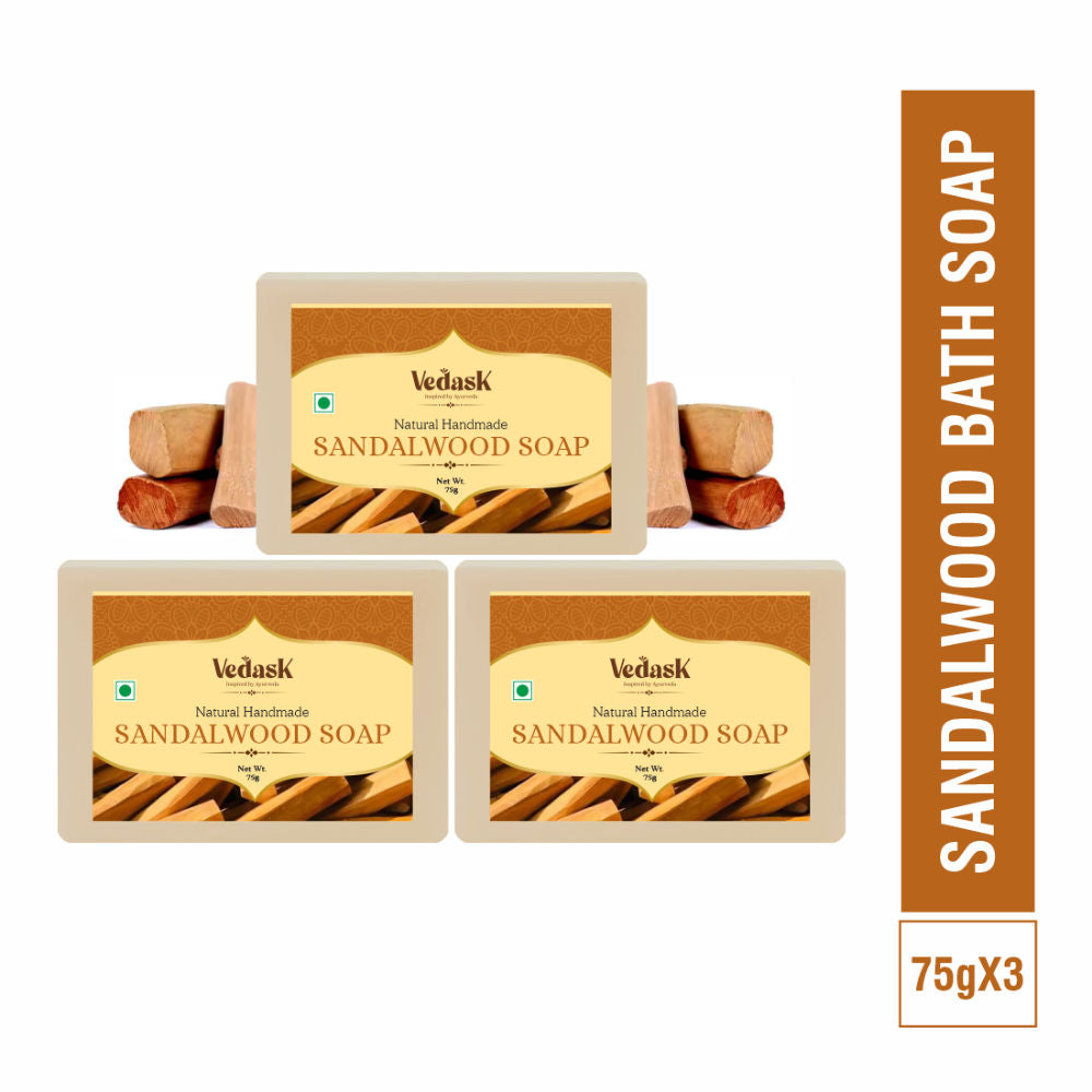 Organic Handmade Sandalwood Bath Soap