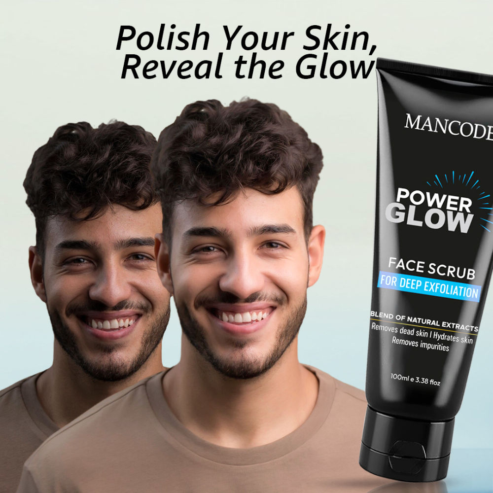 Power Glow Face Scrub For Men