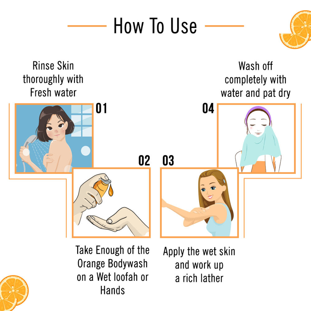 Orange Bodywash for Dry Skin