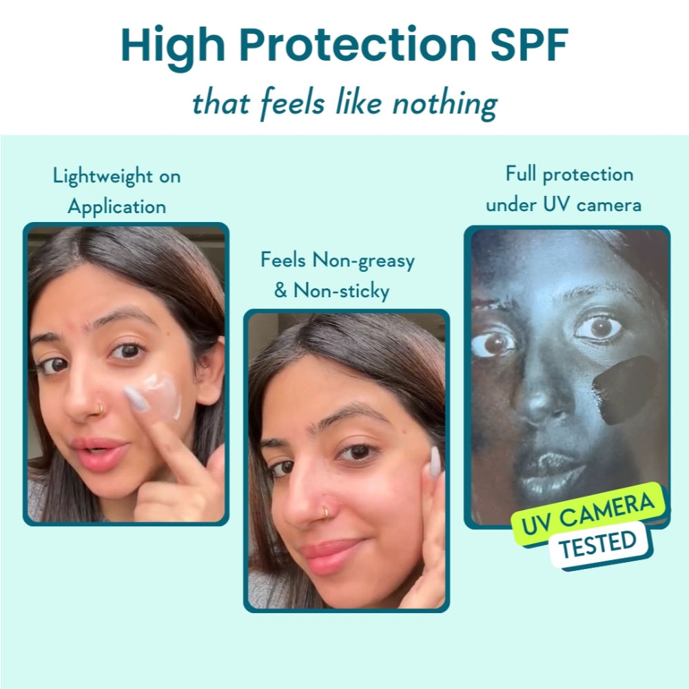 Niacinamide Oil Balance Fluid Face Sunscreen for Oily Skin with SPF50 PA++++ In-Vivo Tested