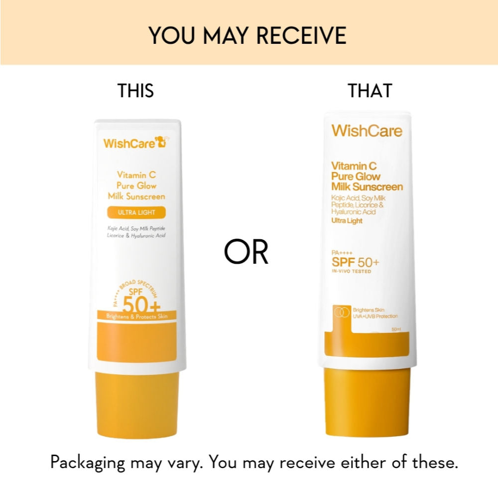 Vitamin C Pure Glow Brightening Face Sunscreen for Dry Skin with SPF50 PA++++In-Vivo Tested