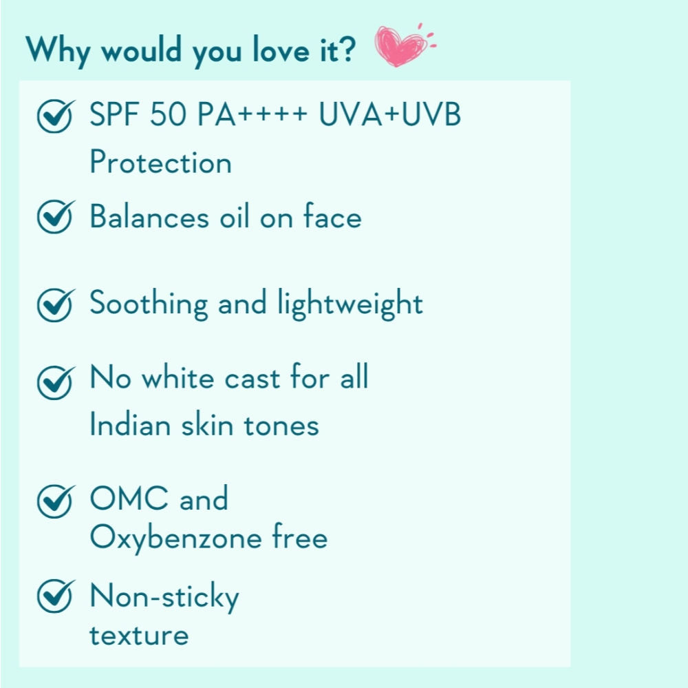 Niacinamide Oil Balance Fluid Face Sunscreen for Oily Skin with SPF50 PA++++ In-Vivo Tested