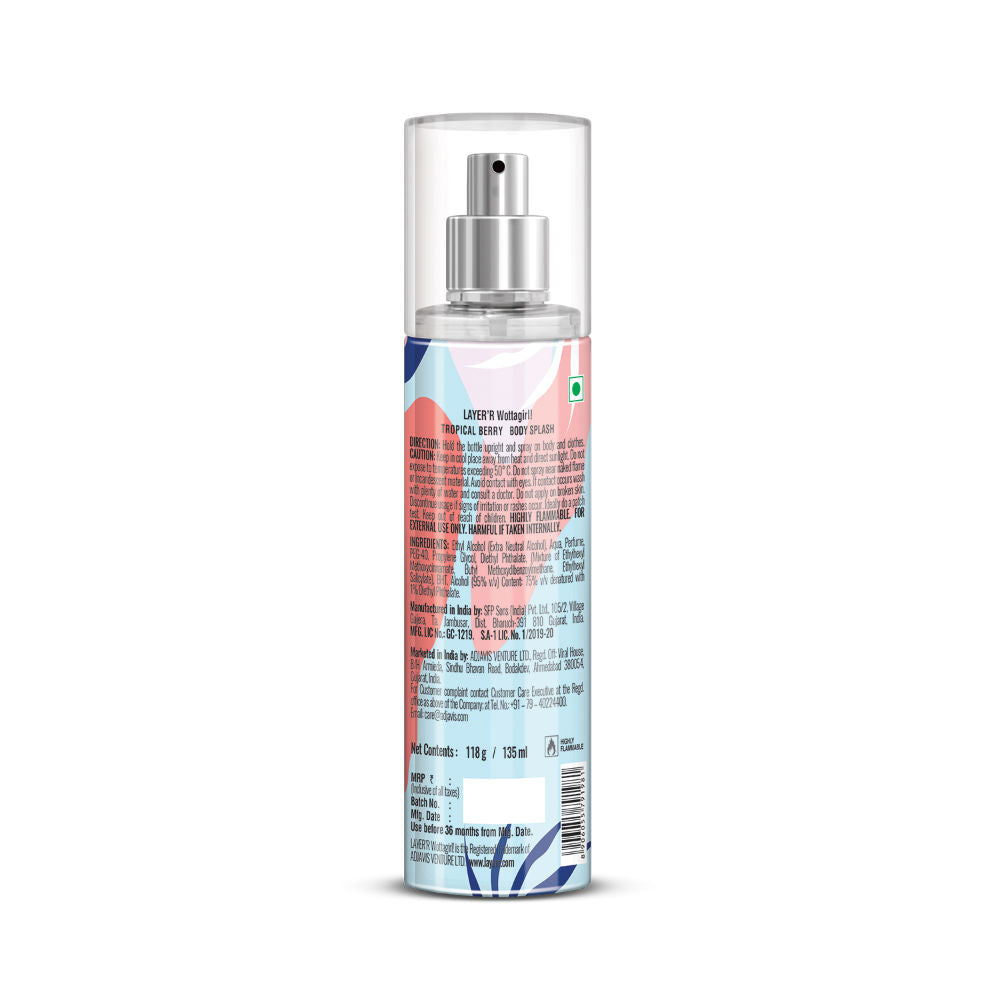 Wottagirl! Tropical Berry Body Splash For Her