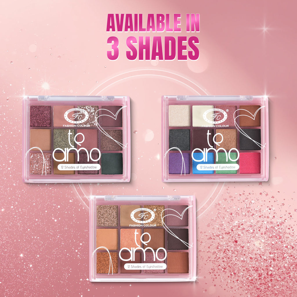 Te Amo 12 Shade Eyeshadow Palette