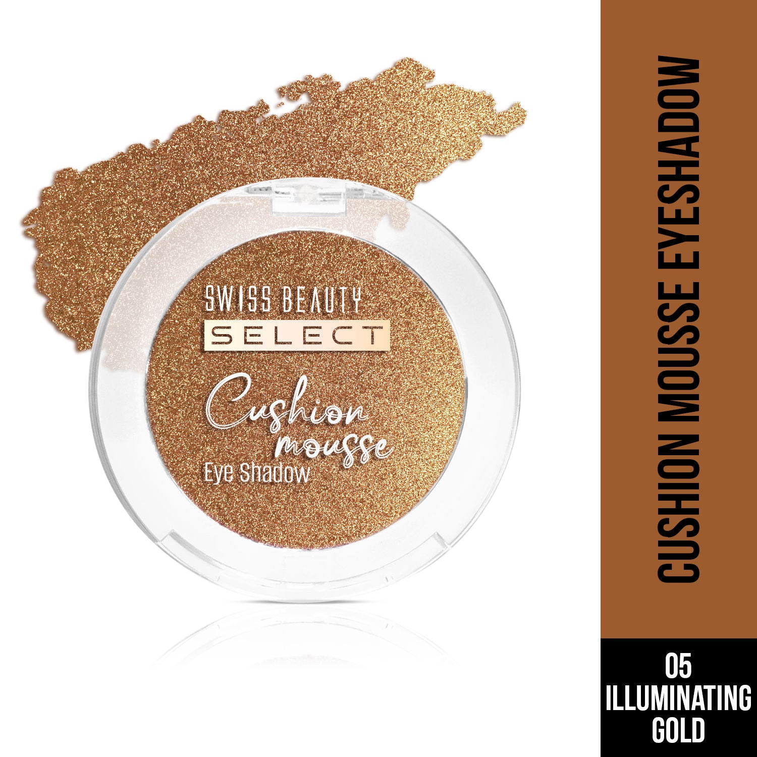 Select Cushion Mousse Eyeshadow - 5 Illuminating Gold