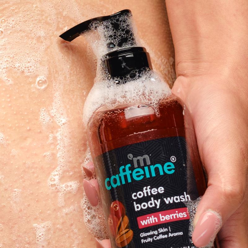 Coffee & Berries Body Wash for Soft, Glowing Skin and Tan Removal enriched with Vitamin E