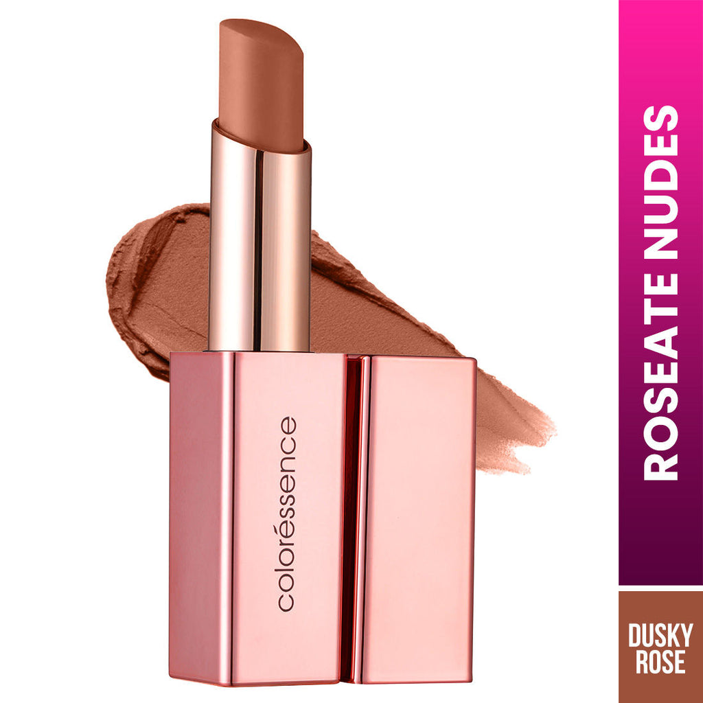 Roseate Nudes Matte Lipstick, Long Stay, Moisturising & Waterproof - Dusky Rose