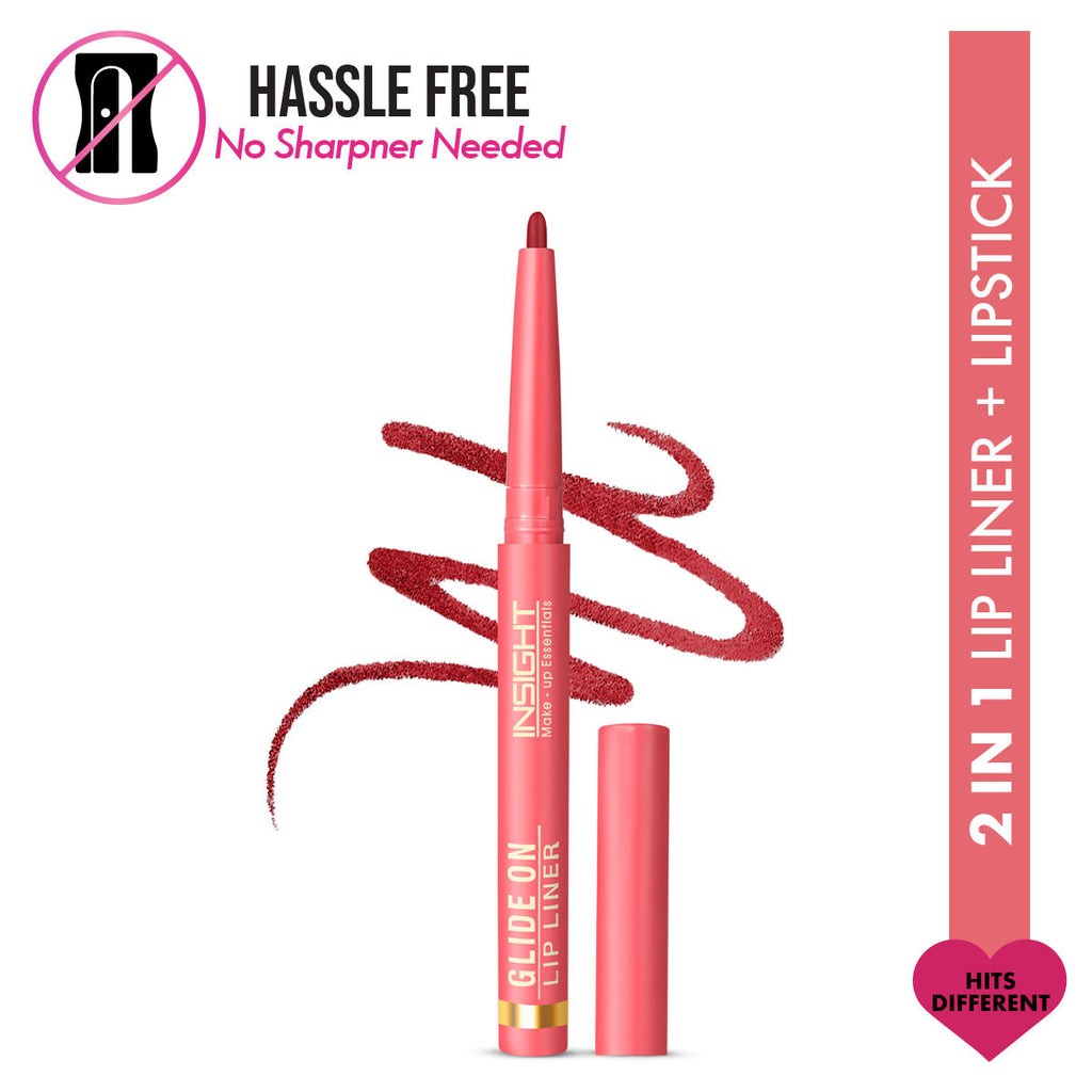 Glide On Lip Liner, Intense Pigment, Long Wear Matte Lip Formula - Hits Different