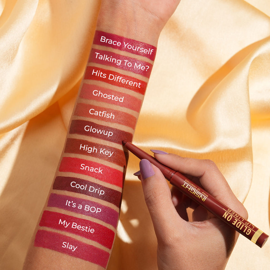 Glide On Lip Liner, Intense Pigment, Long Wear Matte Lip Formula
