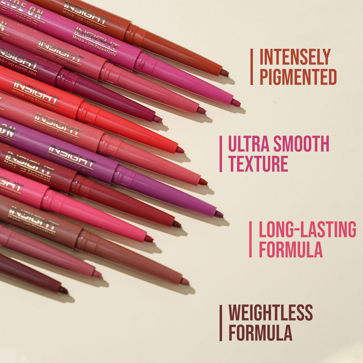 Glide On Lip Liner, Intense Pigment, Long Wear Matte Lip Formula