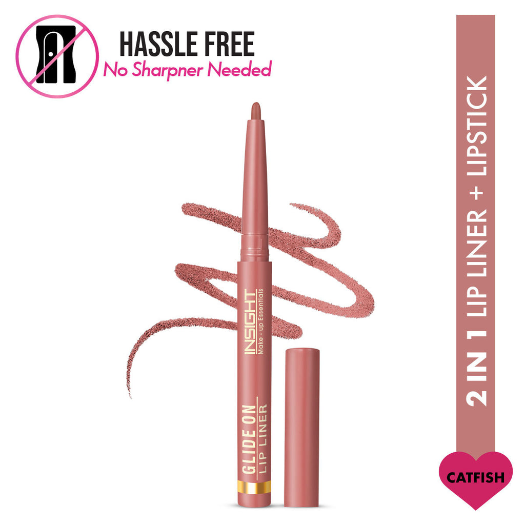 Glide On Lip Liner, Intense Pigment, Long Wear Matte Lip Formula - Catfish