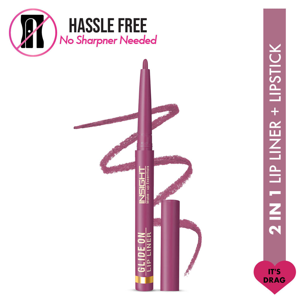Glide On Lip Liner, Intense Pigment, Long Wear Matte Lip Formula - It's Drag