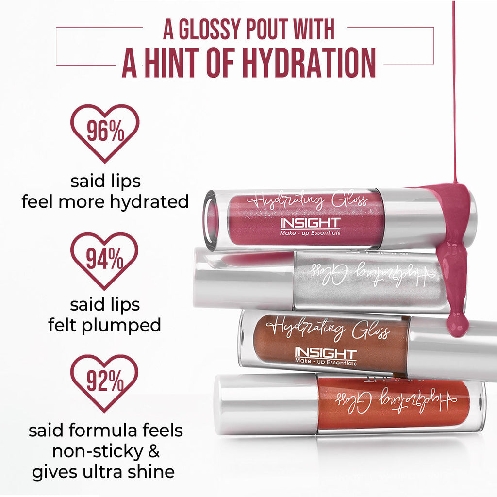Hydrating Gloss, Non Sticky, Ultra Shiny Lips