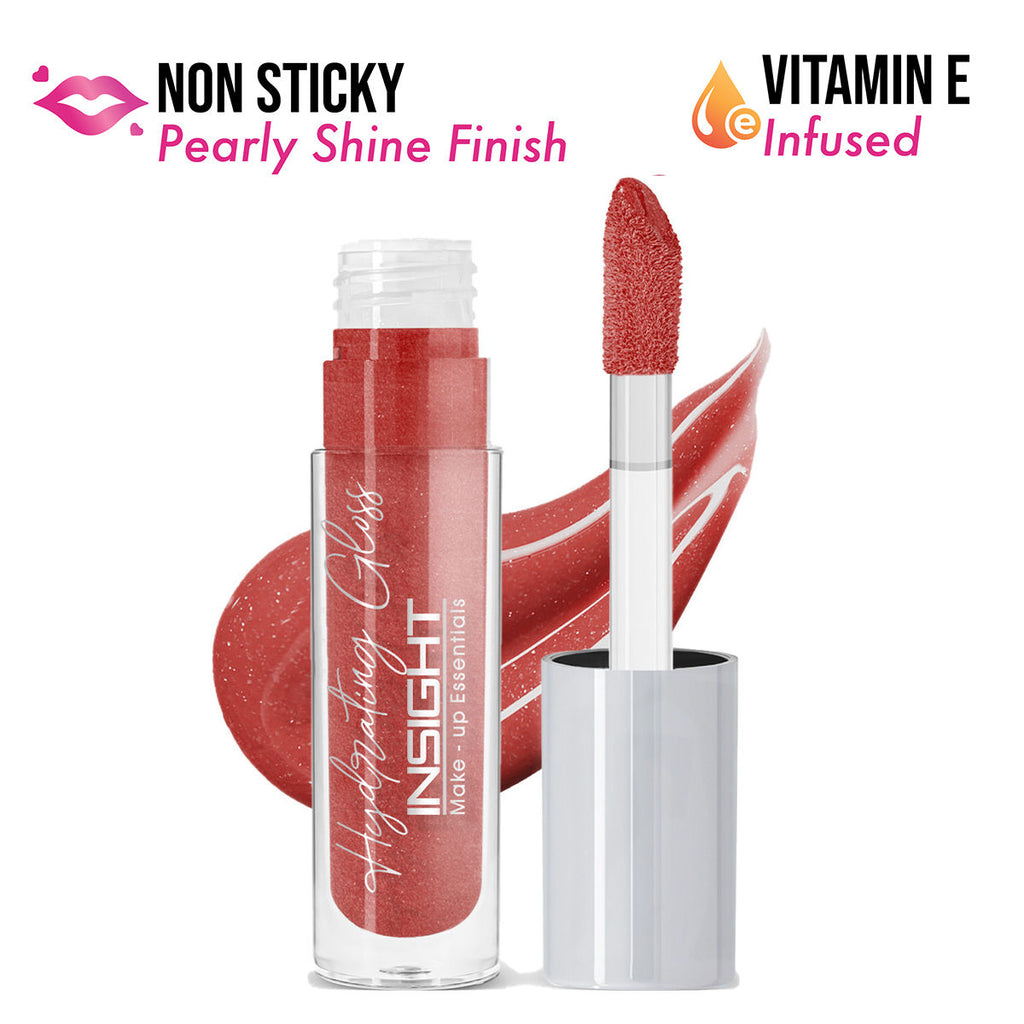Hydrating Gloss, Non Sticky, Ultra Shiny Lips - Peach Plum