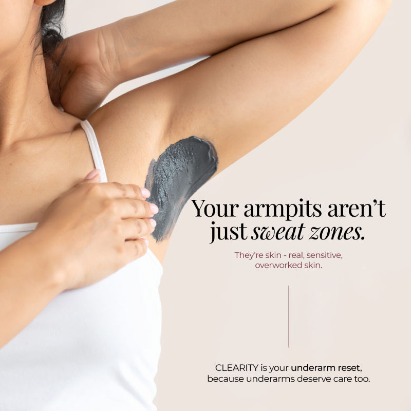 Clearity Armpit Mask Odour Control + Underarm Clarifying
