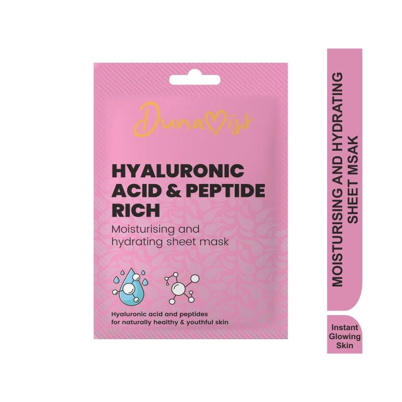 Dunamiss Hydra Boost Instant Glow Sheet Mask with Hyaluronic Acid