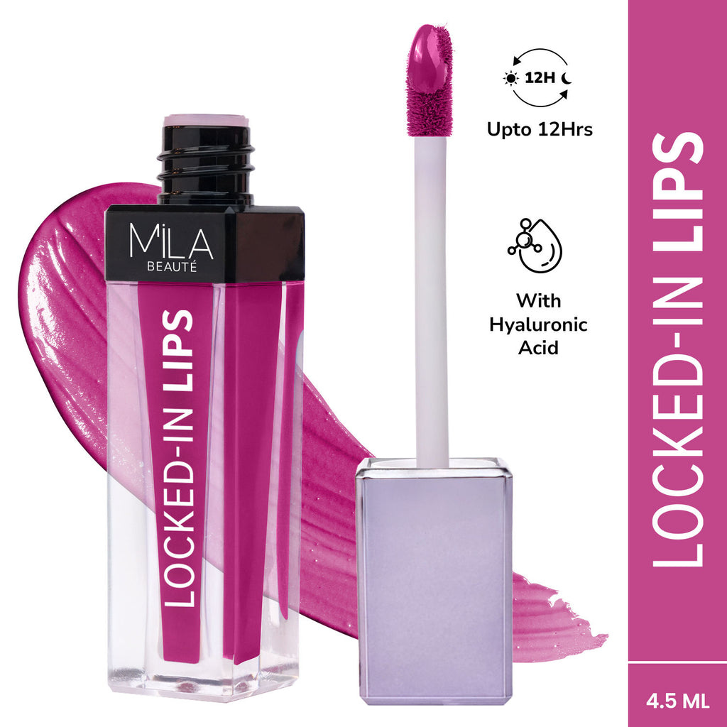 12 Hr Non-Transfer Locked-In Liquid Lipstick - 10 Pink Cola