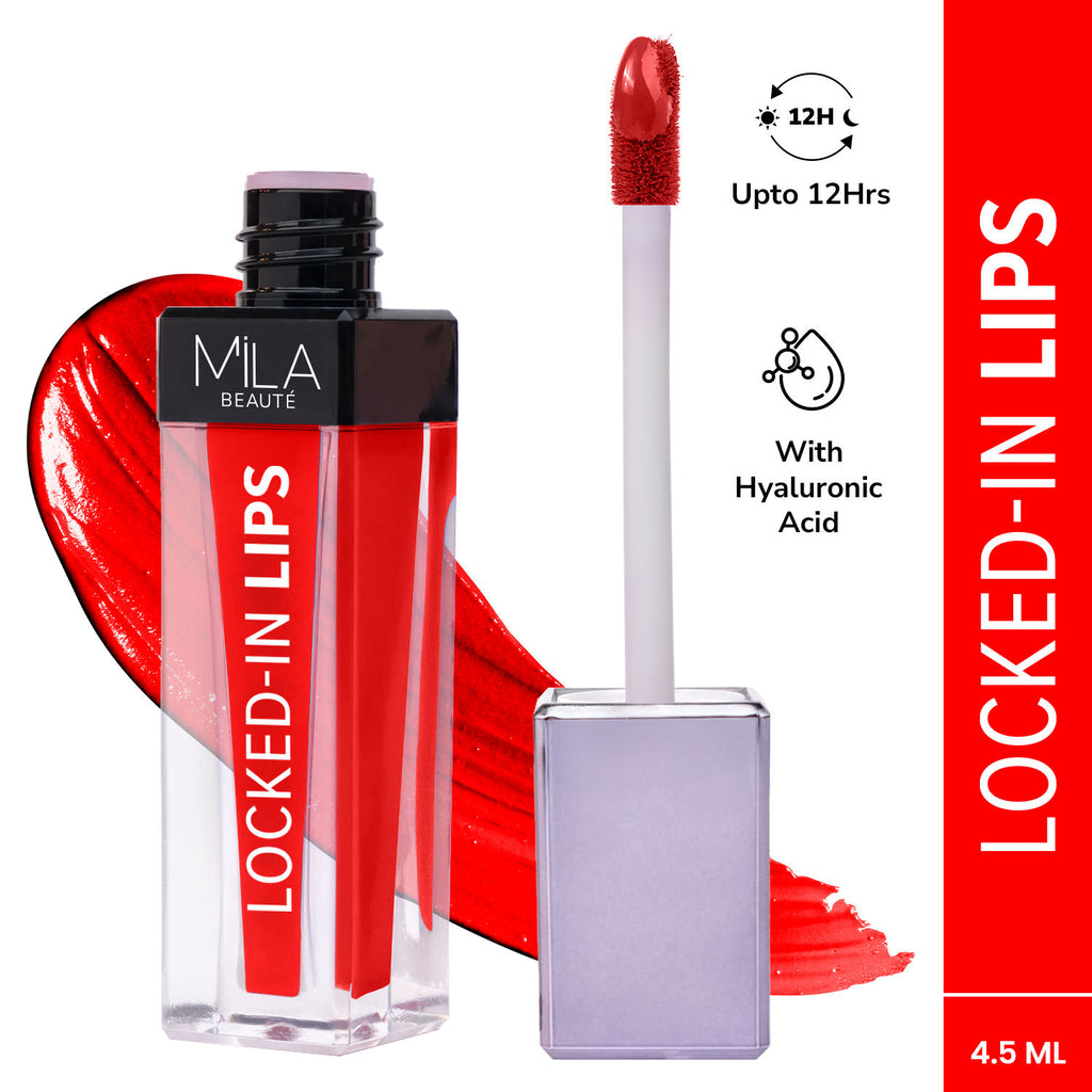 12 Hr Non-Transfer Locked-In Liquid Lipstick - 14 Cherry Sundae