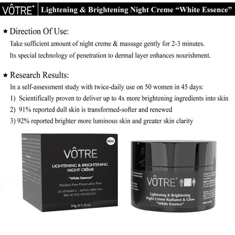 Lightening & Brightening Night Creme White Essence